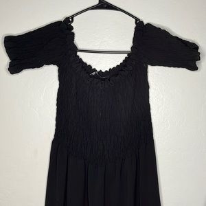 Boohoo off shoulder dress